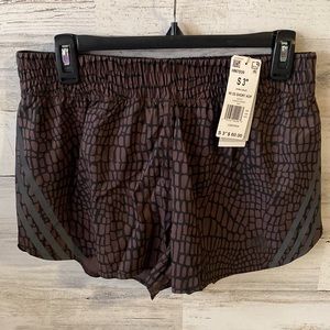 Adidas Run ICONS 3-STRIPES CROCODILE PRINT RUNNING SHORTS 3” Size S NEW